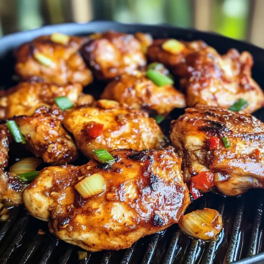 A plate of Huli Huli Chicken.