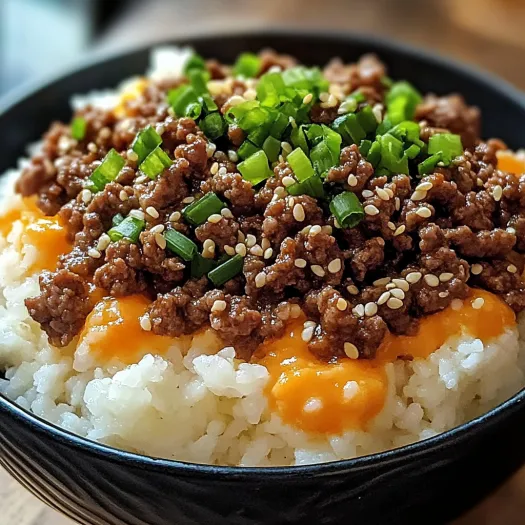 A bowl of food with a spoon in it.