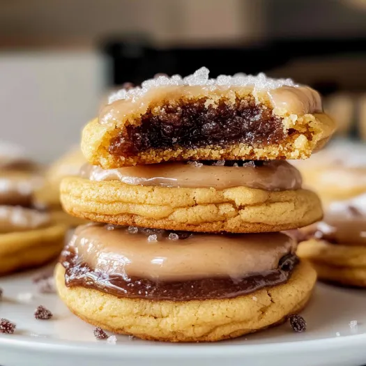 A stack of brown sugar pop tart cookies.
