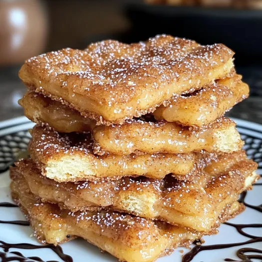 A stack of churro crackers.