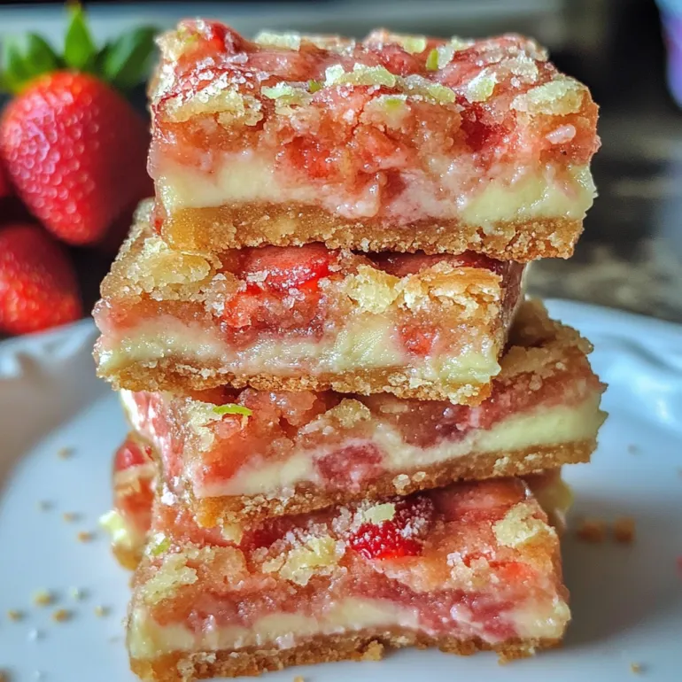 A stack of bars with strawberry, lime, and white chocolate.