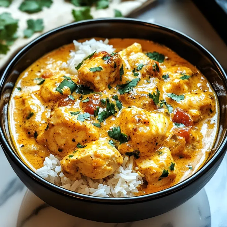 A bowl of chicken curry with rice.