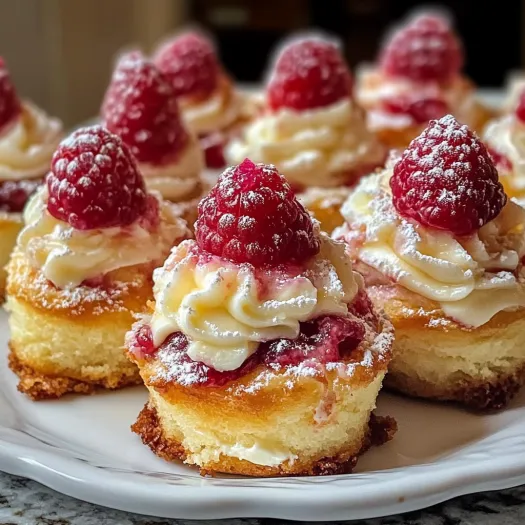 A plate of raspberry cream cheese bites.