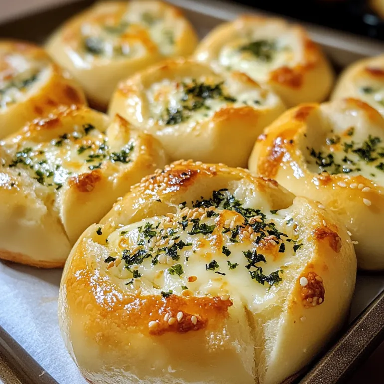 A pan of garlic bread with cheese.