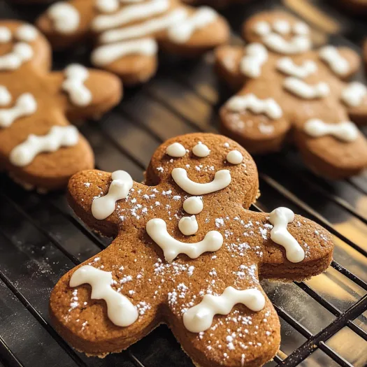 A batch of soft gingerbread cookies.