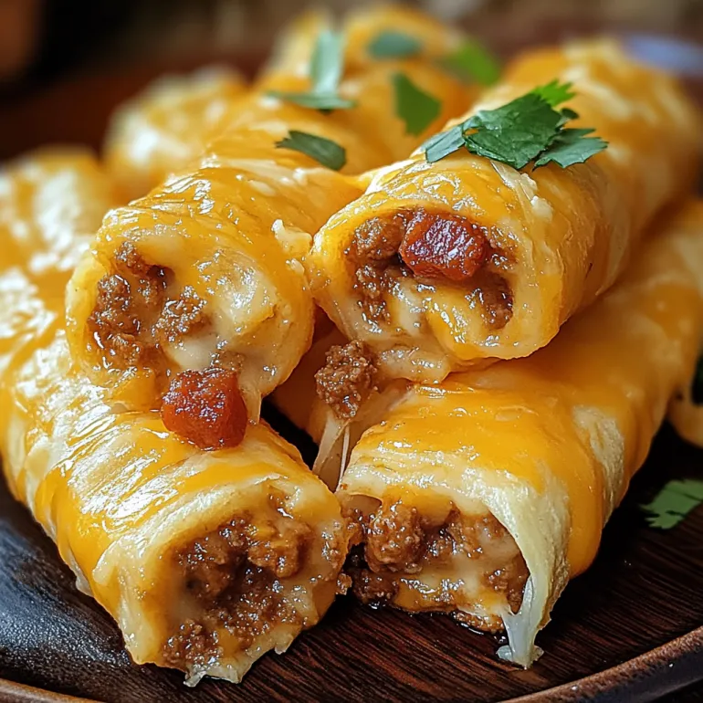 Taco-uri cu branza pe o farfurie.