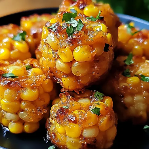 O farfurie cu bucăți picante de porumb mexican.