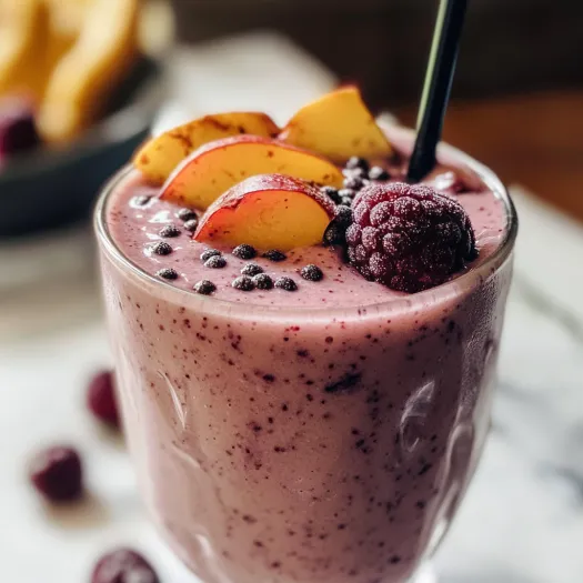 Un pahar cu un smoothie sănătos și bogat în proteine.