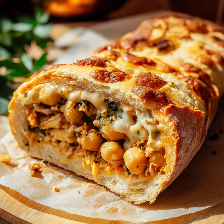 O felie de chicken bake vegetarian.