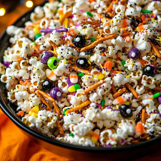 Un bol cu popcorn Monster Munch.