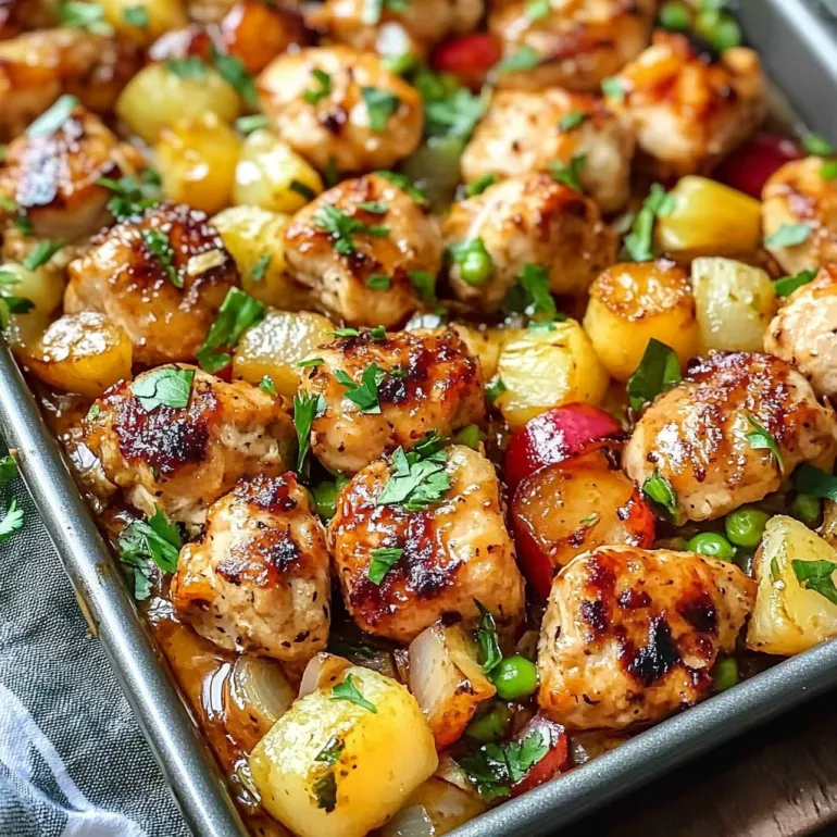 O tavă cu Moo Shu Chicken.