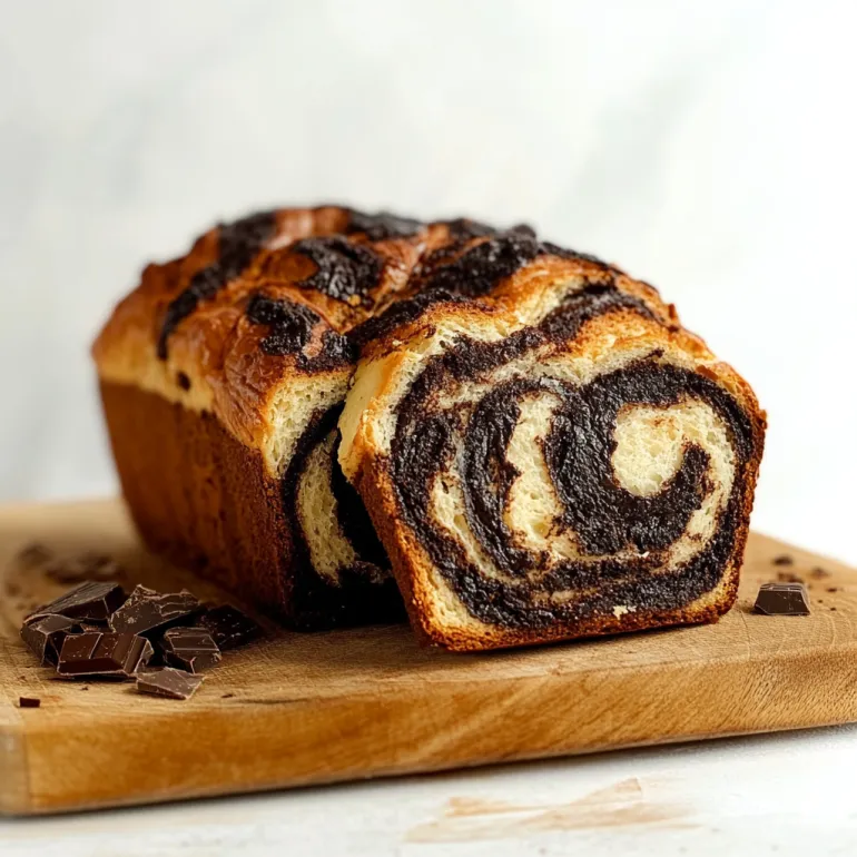Felie de babka cu mac si aluat de maia.