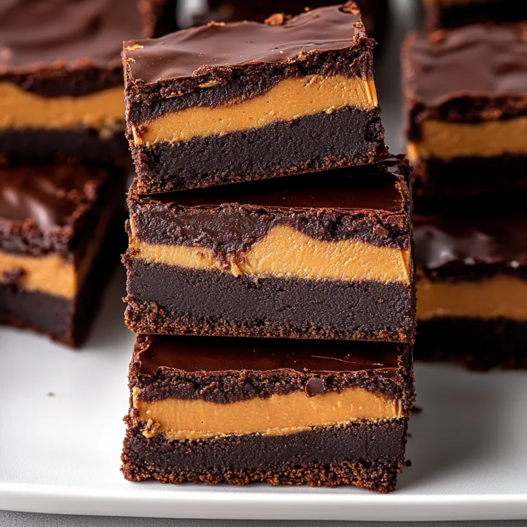 O grămadă de Buckeye Brownies.