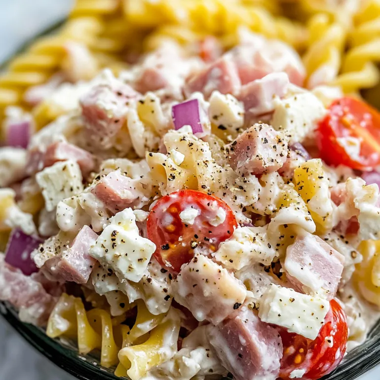 Bol cu salată de pui inspirată de grinder italian.
