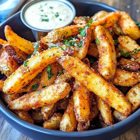 A bowl of crispy homemade fries.