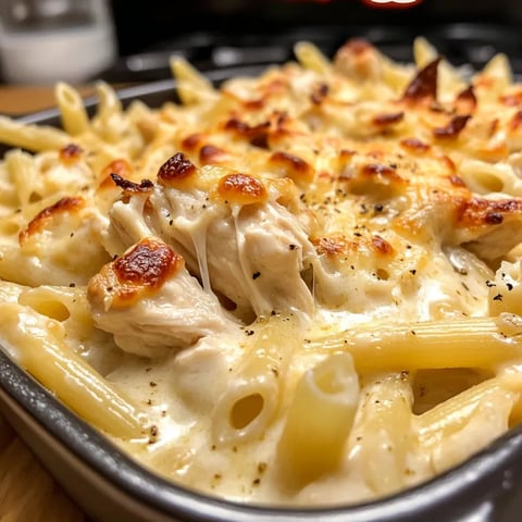 A dish of crack chicken penne.
