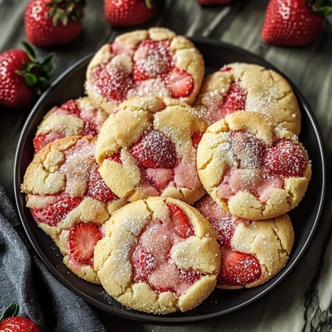 A plate of soft and chewy raspberry sugar cookies.