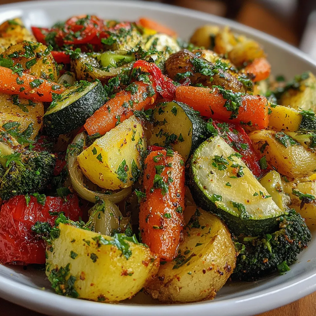A white plate with a variety of vegetables on it.