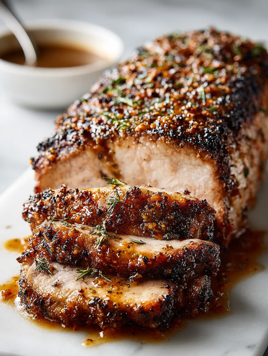A piece of slow-roasted pork shoulder.