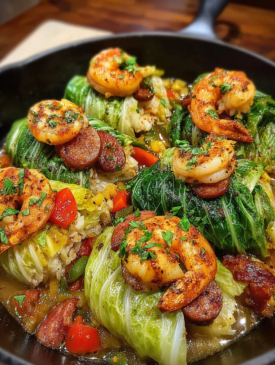 A dish of shrimp and vegetables.