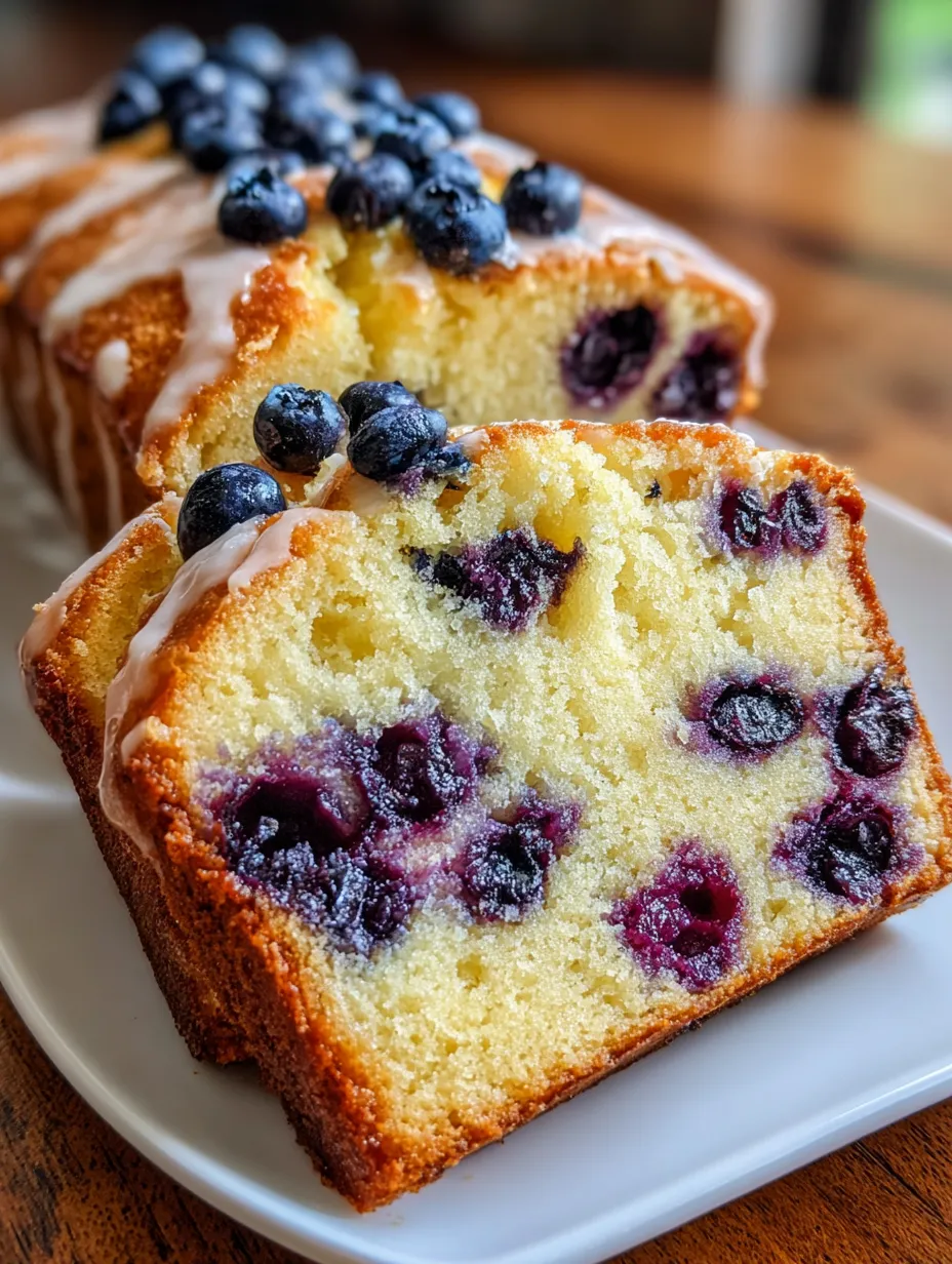 A slice of blueberry muffin bread.