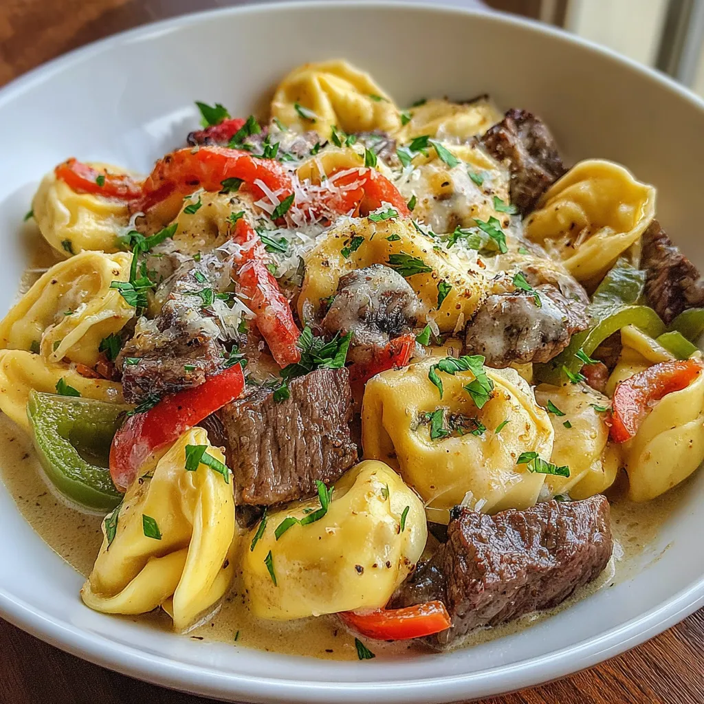 A plate of food with meat and cheese.