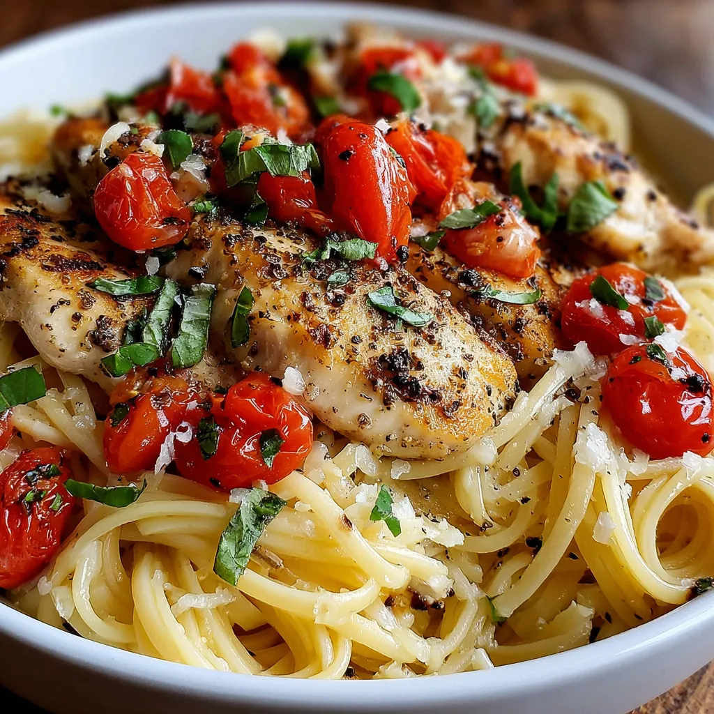 A bowl of creamy chicken penne pasta.